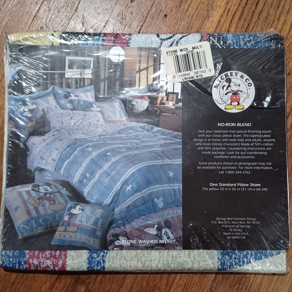 Pillow sham MICKEY & CO. STONE WASHED MICKEY Springs Disney